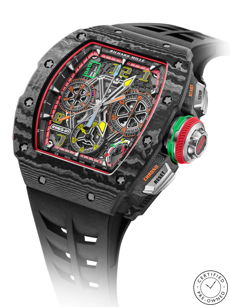 Richard Mille RM6501 Automatic Winding Splitseconds Chronograph in Carbon TPT®