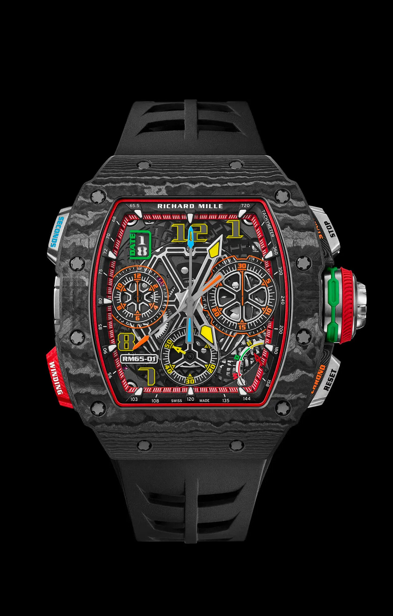 Richard Mille RM6501 Automatic Winding Splitseconds Chronograph in Carbon TPT®