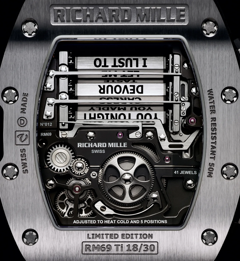 Richard Mille RM69 Manual Winding Tourbillon Erotic