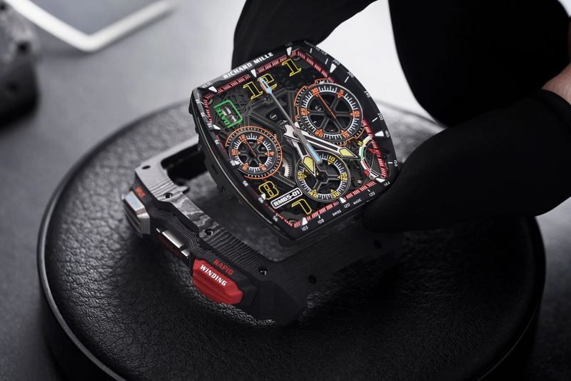 Richard Mille RM6501 Automatic Winding Splitseconds Chronograph in Carbon TPT®