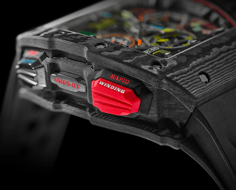 Richard Mille RM6501 Automatic Winding Splitseconds Chronograph in Carbon TPT®