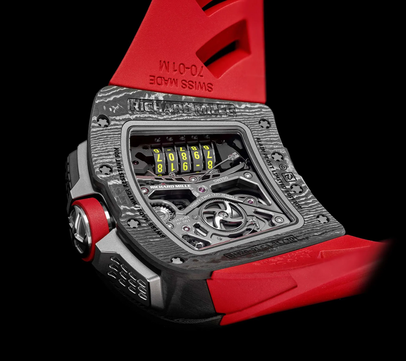 Richard Mille RM7001 Manual Winding Tourbillon Alain Prost in Carbon TPT®